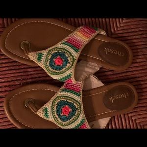 The Sak Sandals. Size 7. Excellent condition. Worn 2 or 3 times.